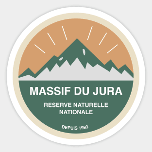 massif du jura Sticker